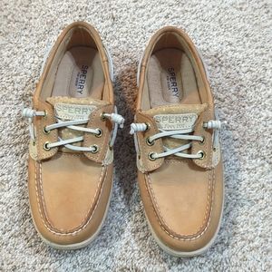 Sperry Leather Shoe Boat Shoe Size 6M